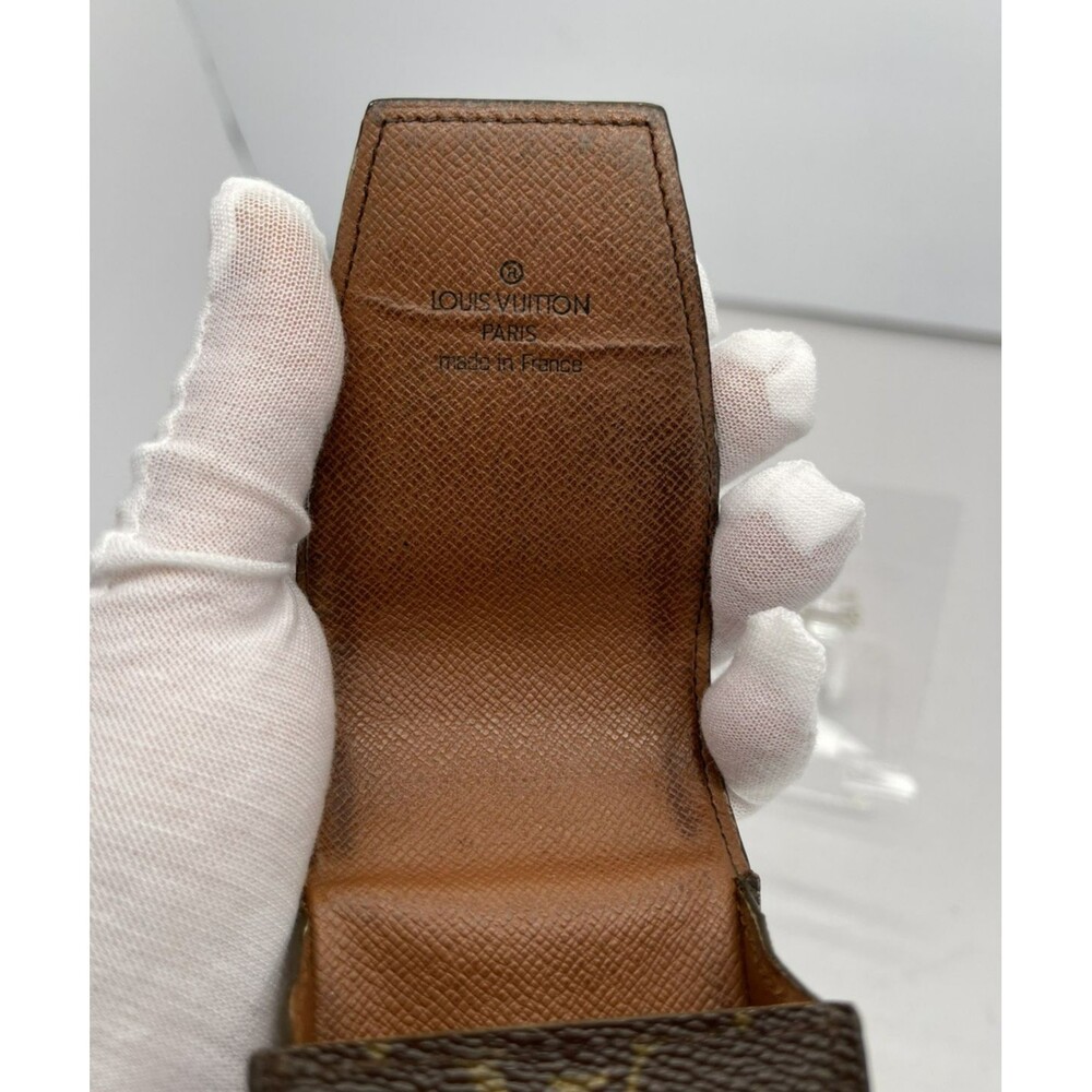Authentic Louis Vuitton Brown Monogram Cigarette Tobacco Case Versatile case - Picture 5 of 15